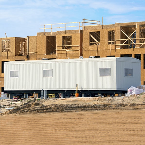 our construction trailers are equipped with security features such as sturdy locks and alarm systems to protect valuable equipment and documents